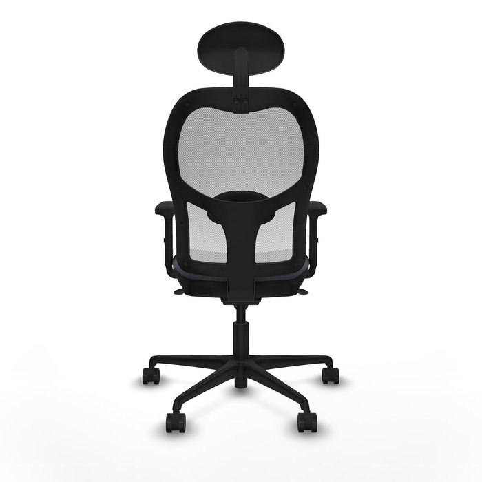 Piqueras y Crespo 2D036N1 Chaise de Bureau avec Appui-tête Gris foncé