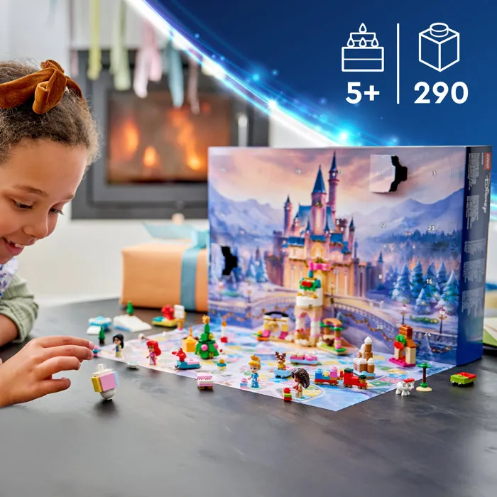 LEGO Disney Princess Calendrier de l'Avent 2026 - 24 Jouets et Jeu de Plateau