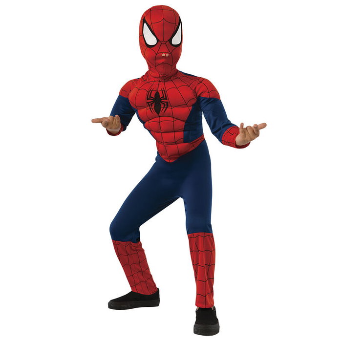 RUBIES - Déguisement Spider-Man Ultimate Premium - Taille L (147cm, 8-10 ans) - Marvel - Combinaison intégrale avec capuche et masque RUBIES - Déguisement Spider-Man Ultimate Premium - Taille L (147cm, 8-10 ans) - Marvel - Combinaison intégrale avec capuche et masque