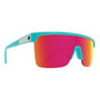 SPY Flynn 5050 Teal - Happy Gray Green Pink Mirror