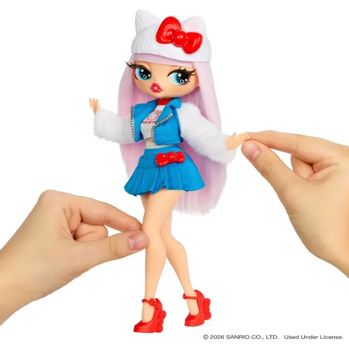 L.O.L. Surprise! O.M.G. Hello Kitty and Friends - Hello Kitty, poupée articulée de 24 cm