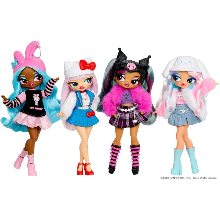 L.O.L. Surprise! O.M.G. Hello Kitty and Friends - Hello Kitty, poupée articulée de 24 cm