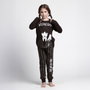 Cerdá Pijama Largo Single Jersey Wednesday - 14 Ans - Dark Gray