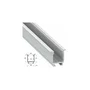 Profilé aluminium Type W 2,02 m noir anodisé
