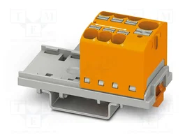 PHOENIX CONTACT Connecteur pour rail orange 32A 800V 7 connexions push-in
