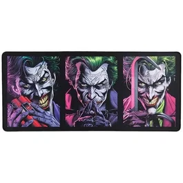 SUBSONIC Tapis de souris gaming XXL Joker (DC Comics) 90 x 40 cm - Impression haute qualité, base en caoutchouc antidérapante, bords cousus