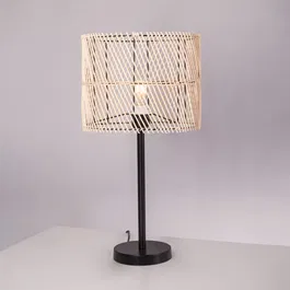 Lampe de Table Porbandar Rotin Naturel SKD-T1020