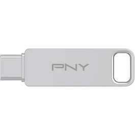 PNY DUO LINK Clé USB 3.2 Type-C et Type-A 256 Go - Double connecteur pour mobiles et PC - Vitesse jusqu'à 200 Mo/s - Compatible PC, Mac et Android