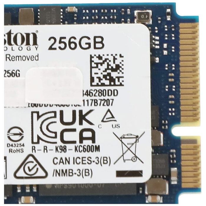 Kingston KC600 SSD mSATA 256 Go
