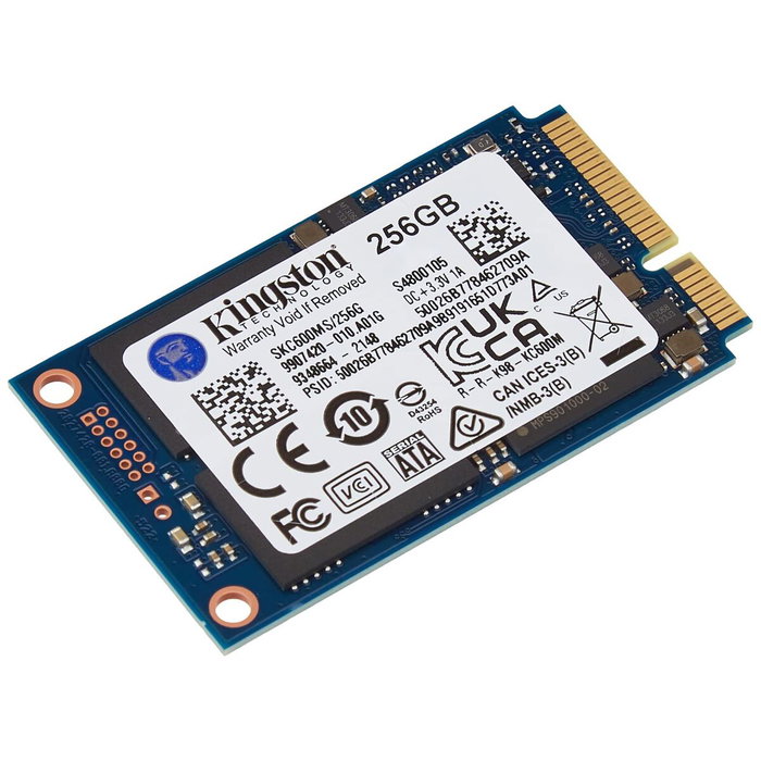Kingston KC600 SSD mSATA 256 Go