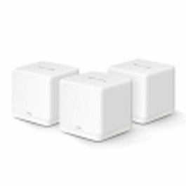 Mercusys Halo H60X (Pack de 3) Routeur Wi-Fi Mesh Tri-Band Gigabit, Couverture Jusqu'à 650 m², Installation Simple, Wi-Fi 6