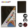 PINCELLO Jeu de 10 feuilles de mousse EVA noires 20x30cm