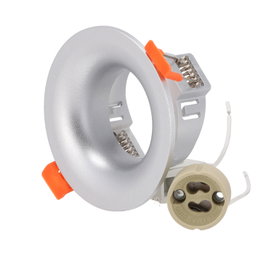 Lumiastra Aro downlight empotrable rond Virel argenté
