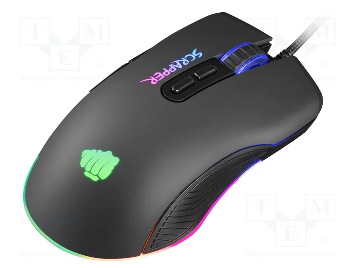 FURY SCRAPPER Souris Optique Noire FURY SCRAPPER Souris Optique Noire
