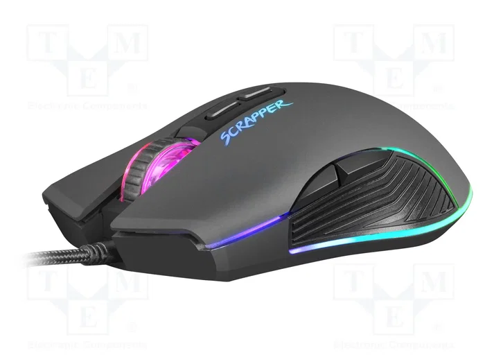 FURY SCRAPPER Souris Optique Noire FURY SCRAPPER Souris Optique Noire