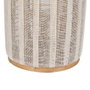 BigBuy Home Lanterne Beige Naturel Bambou Verre 25 x 25 x 45 cm