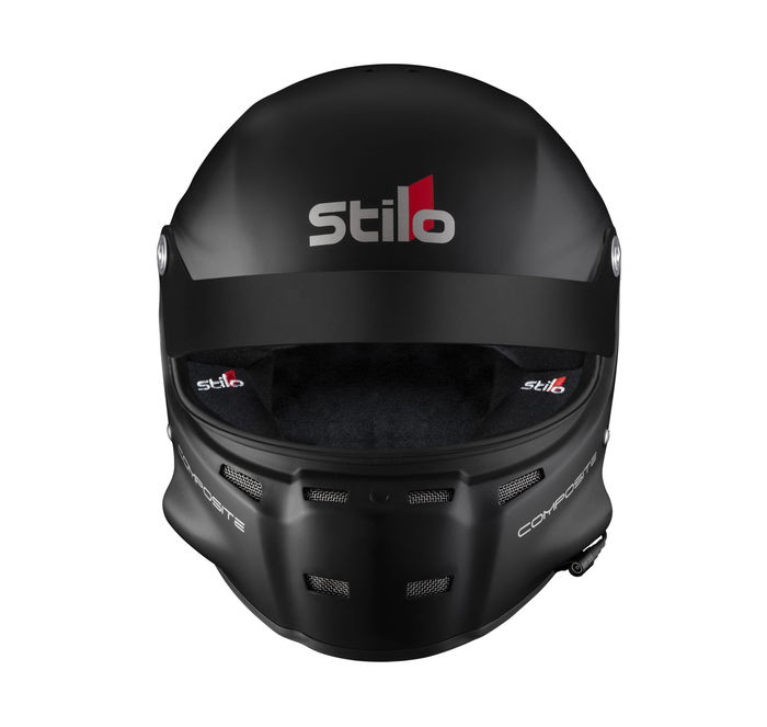 Stilo ST6R Rally Composite WL Casque Intégral FIA 8859-2024 SNELL SA2020 Hans FIA 8858-10 Noir Mat-Intérieur Noir