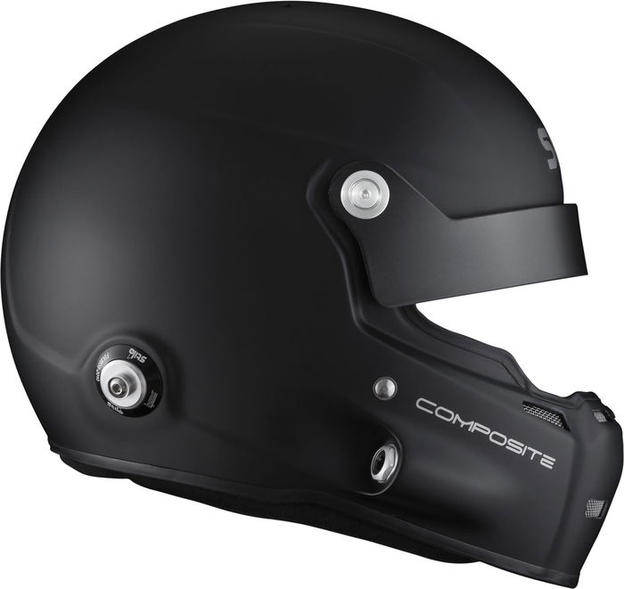 Stilo ST6R Rally Composite WL Casque Intégral FIA 8859-2024 SNELL SA2020 Hans FIA 8858-10 Noir Mat-Intérieur Noir