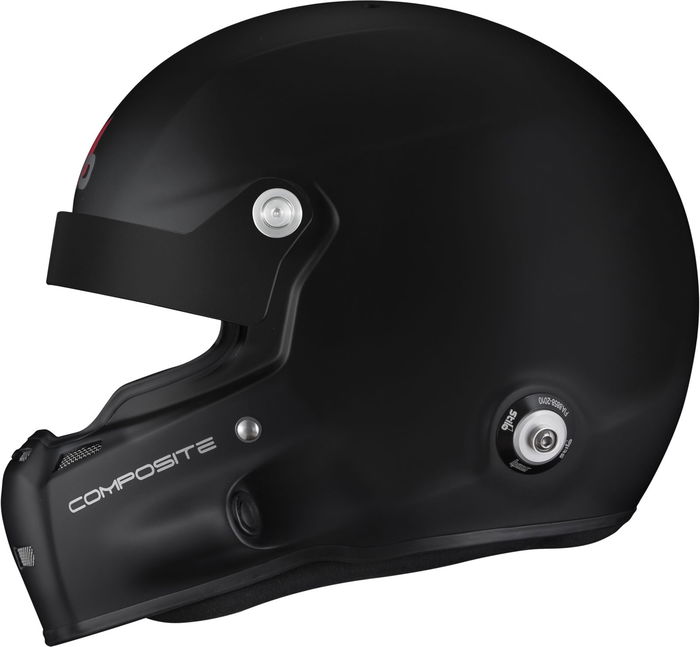 Stilo ST6R Rally Composite WL Casque Intégral FIA 8859-2024 SNELL SA2020 Hans FIA 8858-10 Noir Mat-Intérieur Noir