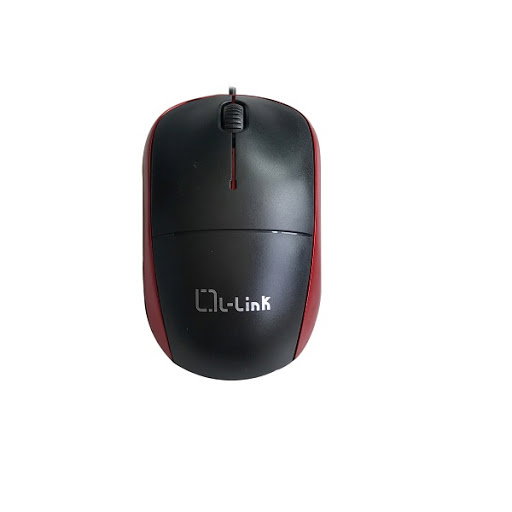 L-Link Souris Optique USB Noir Rouge - Design Ergonomic Gaucher Droitier L-Link Souris Optique USB Noir Rouge - Design Ergonomic Gaucher Droitier