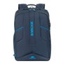Rivacase 7861 Mochila Gaming Borneo ECO, Bleu, 17.3", Sac à Dos pour Ordinateur Portable