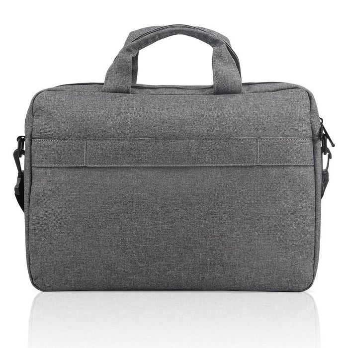 Lenovo Housse Porte-Documents T210 pour PC Portable 15.6 Pouces, Protection Anti-Eau, Compartiment Intégré et Sangle de Valise, Grise