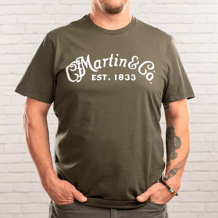 Martin T-shirt Cf Martin Olive W/Logo (S) Martin