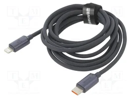 BASEUS Câble USB-C vers Apple Lightning 2m, 20W, noir