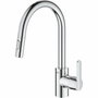 Grohe Mitigeur de cuisine Get 31484001 avec douchette extractible et bec en U