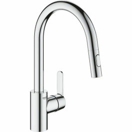 Grohe Mitigeur de cuisine Get 31484001 avec douchette extractible et bec en U
