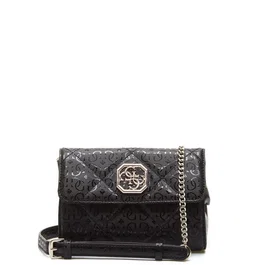 Guess Dilla Mini Convertible Xbody Sac en textile Noir
