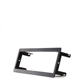 Bachmann Power Frame 283x73mm Cadre avec Structure Intégrée Noir RAL9005 pour Prises Électriques