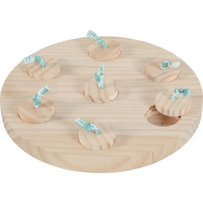 Zolux Plateau à Friandises en Bois Massif FSC - Jeu d'Occupation et Stimulation Mentale pour Rongeurs - 7 Cachettes - Diamètre 23 cm Zolux Plateau à Friandises en Bois Massif FSC - Jeu d'Occupation et Stimulation Mentale pour Rongeurs - 7 Cachettes - Diamètre 23 cm
