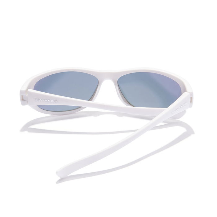 Hawkers RAVE KIDS Lunettes de Soleil Enfants Style Festif Monture Blanche Verre Violet Clair Filtre UV C3