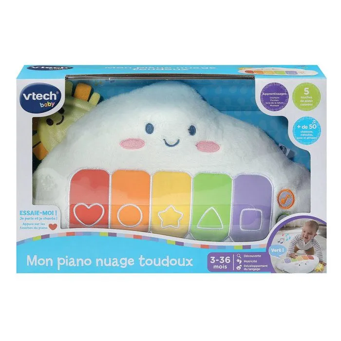 Vtech Baby Mon Piano Nuage Toudoux - Multicolore Vtech Baby Mon Piano Nuage Toudoux - Multicolore