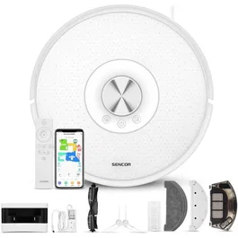 Sencor SRV 9350WH Aspirateur Robot Laveur Blanc