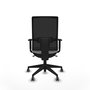 PIQUERAS Y CRESPO Chaise de bureau Horna, Gris clair et noir