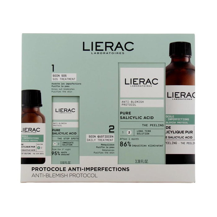 Lierac Stop Granos 15ml + Peeling Visage 100ml - Kit Soin Anti-Imperfections Lierac Stop Granos 15ml + Peeling Visage 100ml - Kit Soin Anti-Imperfections