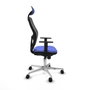 Piqueras y Crespo Chaise de Bureau 1D086N1 Bleu clair