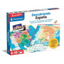 Clementoni Mapa Geo Descubre España 55119 - Puzzle 2 en 1 avec carte physique et politique et jeu de 150 questions - Jeu éducatif en espagnol pour enfants +6 ans