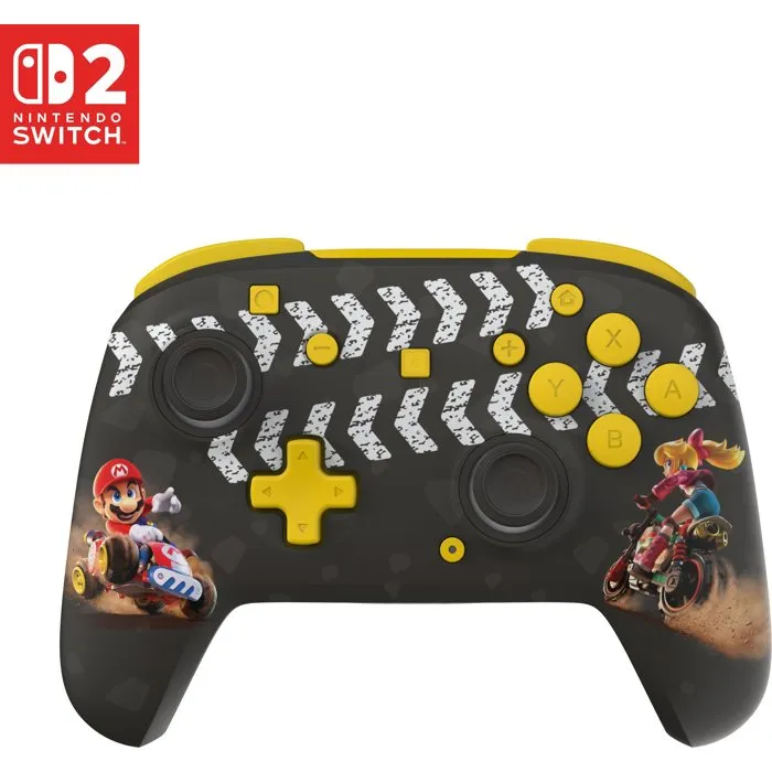 Turtle Beach Rematch Mario Kart World - Manette de gaming RGB sans fil pour Nintendo Switch Turtle Beach Rematch Mario Kart World - Manette de gaming RGB sans fil pour Nintendo Switch