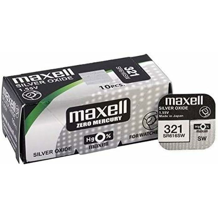 Pile bouton Maxell SR616SW 321 1,55 V Piles Bouton