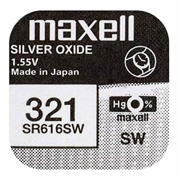 Pile bouton Maxell SR616SW 321 1,55 V Piles Bouton