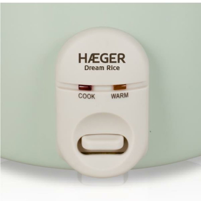 cuiseur à riz Haeger RC-18L.002A Vert Acier inoxydable Plastique 50 W