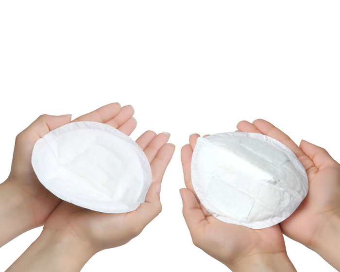 KioKids Disques d'allaitement absorbants en coton blanc 130mm avec bandes adhésives KioKids Disques d'allaitement absorbants en coton blanc 130mm avec bandes adhésives