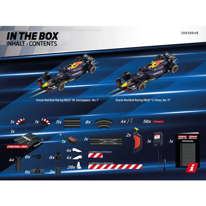 Carrera Circuit Digital 132 - Race of Champions - Échelle 1:32 - 2 Voitures Formule 1 - Circuit Électrique de Course - À Partir de 8 Ans