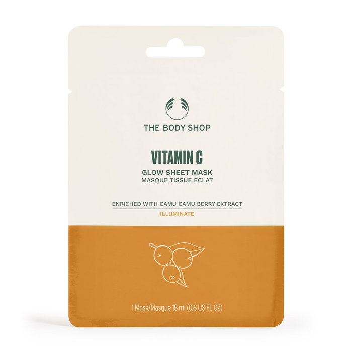 The Body Shop Masque en tissu Éclat Vitamine C 18 ml The Body Shop Masque en tissu Éclat Vitamine C 18 ml
