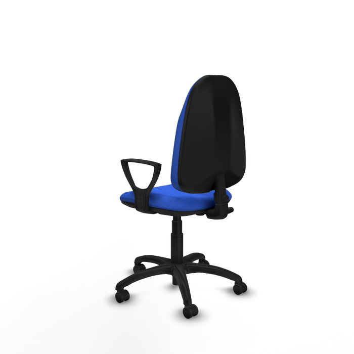 PIQUERAS Y CRESPO Chaise de bureau Algarra, Tissu bleu