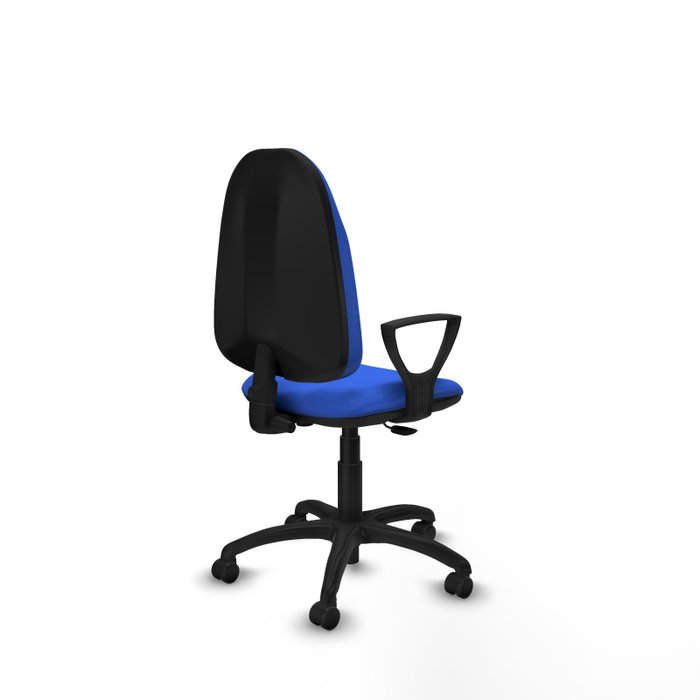 PIQUERAS Y CRESPO Chaise de bureau Algarra, Tissu bleu