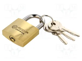 MEGA Cadenas à archet en laiton 32mm avec broche en acier endurci